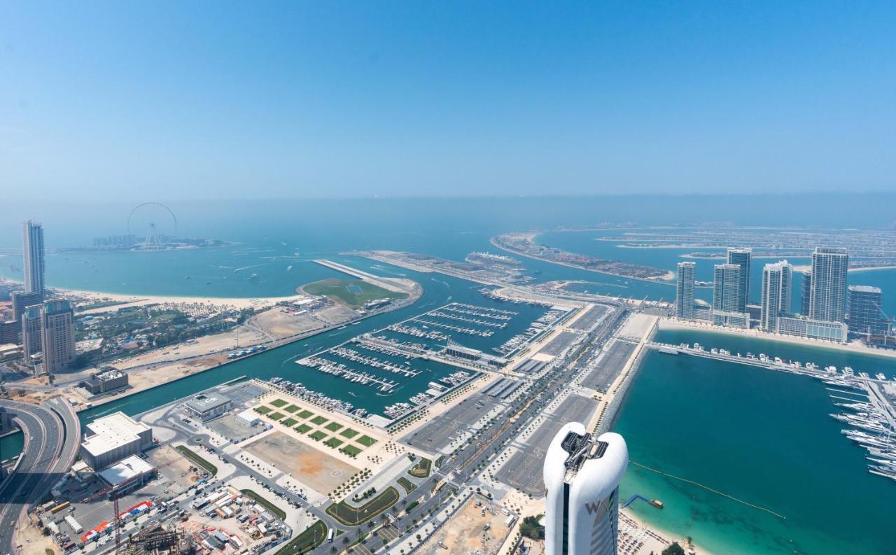 Apartament White Sage - Incredible Full Sea And Dubai Eye View In Marina Zewnętrze zdjęcie